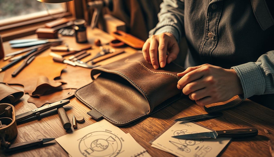 Le processus artisanal derrière un sac en cuir de qualité